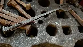 Blacksmith | forging 100 BBQ Forks for the Railroad