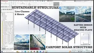 How to Design Carport solar structure & BOM