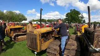 1940 CAT D2 4.1 Litre 4-Cyl Diesel Crawler Tractor (30 HP) Start Up - Stradsett Park Rally 2025