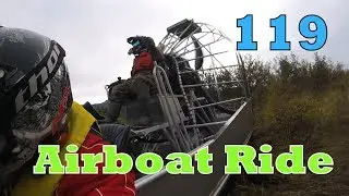 119 Airboat in the Ocean!  Ride to the Cabin - Broknex Alaska Outdoors