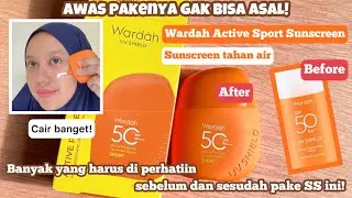 Review JUJUR! NEW Formula Wardah UV Shield Active Protection Sport Sunscreen Serum SPF 50