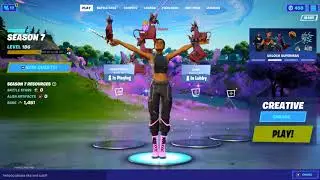 NEW AMPLITUDE skin dancing in lobby for Tiktoks!! ( all rare tiktok emotes!! )