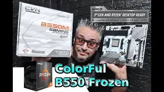 🧊 Placa M&atilde;e Colorful CVN B550M GAMING FROZEN V14 Review ❄️ AMD Ryzen 3000 Ryzen 4000 Ryzen 5000 ...