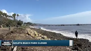 Goleta Beach Park closed following storm