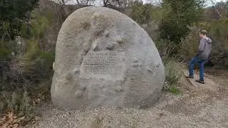 4k video of Mission Trails Old Mission Dam in San Diego.