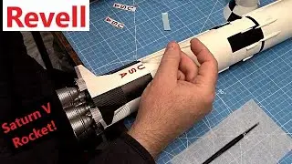 Complete! Revell Saturn V Apollo Rocket Build 1/144 scale