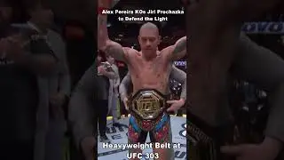 Alex Pereira KOs Jiri Prochazka to Defend the Light Heavyweight Belt at UFC 303