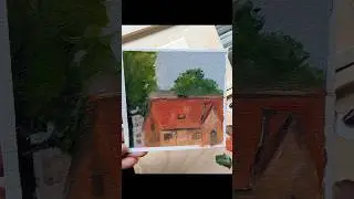Another plainair study in Autumn 🍂 #plainairpainting #oilpainting #timelapseartvideo #paintingvideo