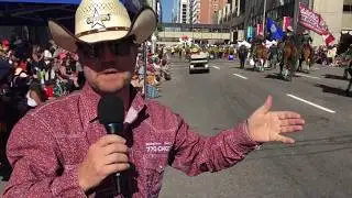 Gord Gillies at the Stampede Parade