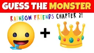 Can You Identify These Monsters by Emojis? 🌈 | Rainbow Friends Chapter 2