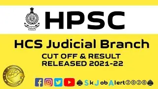 HPSC Judiciary Result 2021 || Haryana Judiciary Official Cut off 2021 || HPSC Mains Exam Date 2022 |