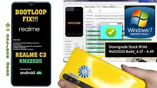 Realme C3 RMX2020/2027/2021 Hardbrick Bootloop  Red State/Deadboot Fix  Using SP Flash Tool