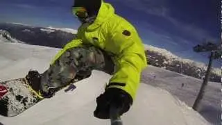 Trygve Veslum snowboarding in Betterpark Hochzillertal 2013