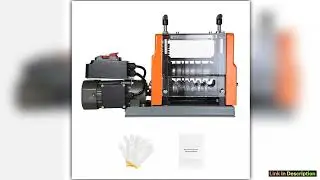 SucceBuy Electric Wire Stripping Machine 60W 1525mm Visible Stripping Depth 6 Round1 Flat Channels