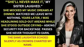 My Sister Laughed at My Ambitions — Now She Asks for Backstage Passes