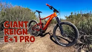 New Bike Day! - 2020 Giant Reign E+1 Pro - First Ride & Initial Feel - 4k