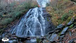 Waterfall Sounds for Sleeping | 10 Hours | White Noise | ASMR | Crabtree Falls - Asheville, NC