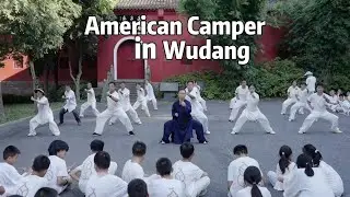 Aiden, a Young American Camper, Participates in the Wudang Summer Camp