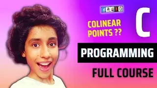 Three Points are Colinear or Not? C Program, C Programming Interview Questions and Answers, #coding