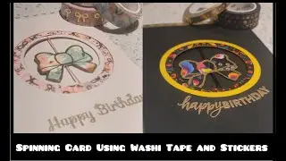 Using Washi Tapes and Stickers in Handmade Cards Including Matching Envelops |  Spinning Bow Cards