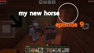 My mew horse 🐎 in Minecraft ! | Episode 9 | Minecraft gameplay | showais xp