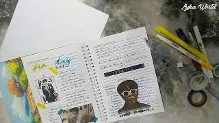 Kpop Journal With Me | BTS JIN's BIirthday spread 041218