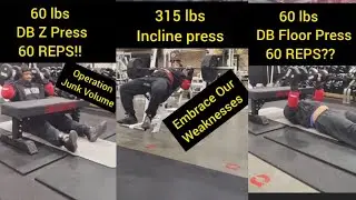 OPERATION JUNK VOLUME & Upper Body Workout | EMBRACE OUR WEAKNESSES