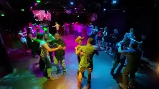 Line Dance Demo: Dick And Geneva's Western Barn Dance