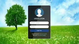 Login Form in HTML and CSS - Create Login Form In HTML and CSS | Make Transparent Login Form Design