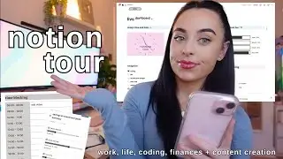 ТУР ПО ТЕМЕ [бесплатный шаблон] ♡⋆˙ ОРГАНИЗАЦИЯ работы, кодинга, спортзала + финансов | *просто, но эстетично*