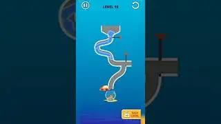 water puzzle - fish rescue & pull the pin