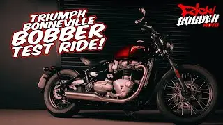 Triumph Bonneville Bobber test ride!