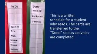 Visual Activity Schedules for Students with Autism Spectrum Disorder