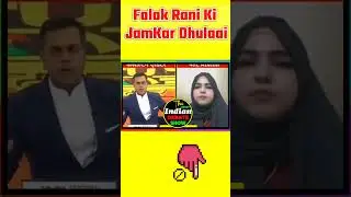 AIMIM Ke Syeda Falak Ko Sushant Sinha ne Khoob Dhoya