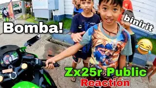 Zx25r Public Reaction 23 || pinagkagulohan ng mga bata bomba!! haha || solid ang saya nila!