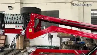 Tyre Loading and Unloading Belt Conveyor