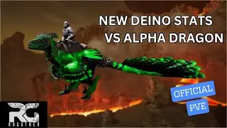 Deinonychus Vs Dragon / Perfect Stats Release | Ark Ascended PvE / With Level UP and Imprint