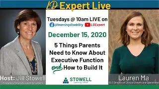 Executive Function: What Parents Need to Know and How to Build It- Jill Stowell & Lauren Ma