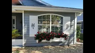 Custom PVC Exterior Shutters with Nautical Cutouts