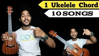 1 Chord And 10 Ukelele Songs | 1 Easy Chord 10 Songs | 1 Chord Ukelele Song | 10 Song And 1 Chord