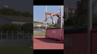 13 years old Christina Constantinou (1 year before) #athlete  #highjump #viral#girl#sports#shorts