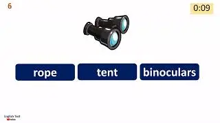 Camping Vocabulary Quiz for Kids