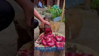 Blood Vine Slicing ASMR | Ancient Roots Revealed