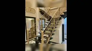 wrought iron stairs railing design#short #shortvideo #trendingshort