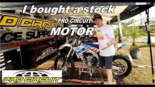 I bought a stock Kawasaki KXF 250 Pro Circuit motor at the Winter National Thor Mini O’s
