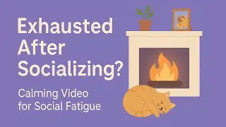 Exhausted After Socializing? | Calming Video for Autistic Burnout & Overstimulation