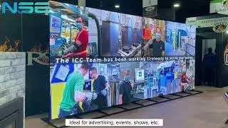 NSE P2.5 Customized Digital LED Poster for Trade Show Application