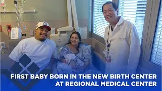 First baby born at the new Birth Center at Regional Medical Center