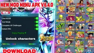 Dragon Ball Legends V6.4.0 NEW MOD MENU APK / All Characters 14 Stars UNLOCKED / DB Legends Hack