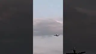 P-51 Mustang. Listen to the whistling sound from the Merlin engine...#viral #shorts #viralvideo